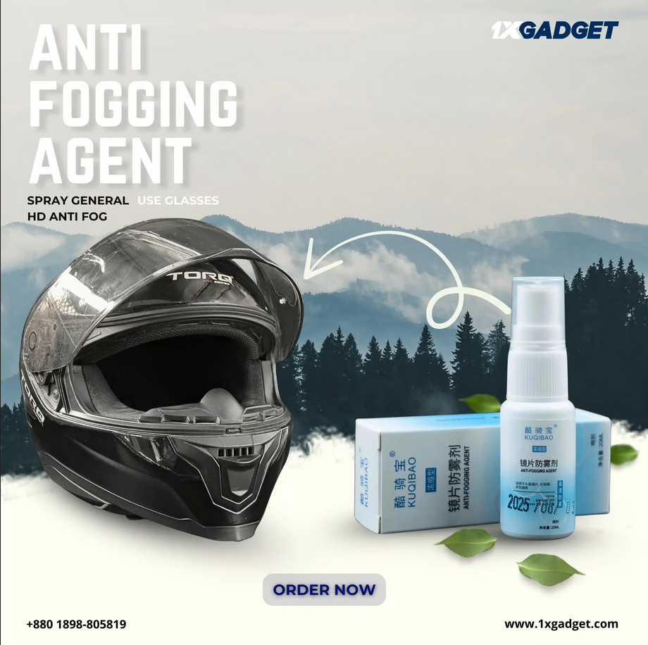 Anti-Fog Spray for Glasses, Helmets & Car Windshields (20ml)